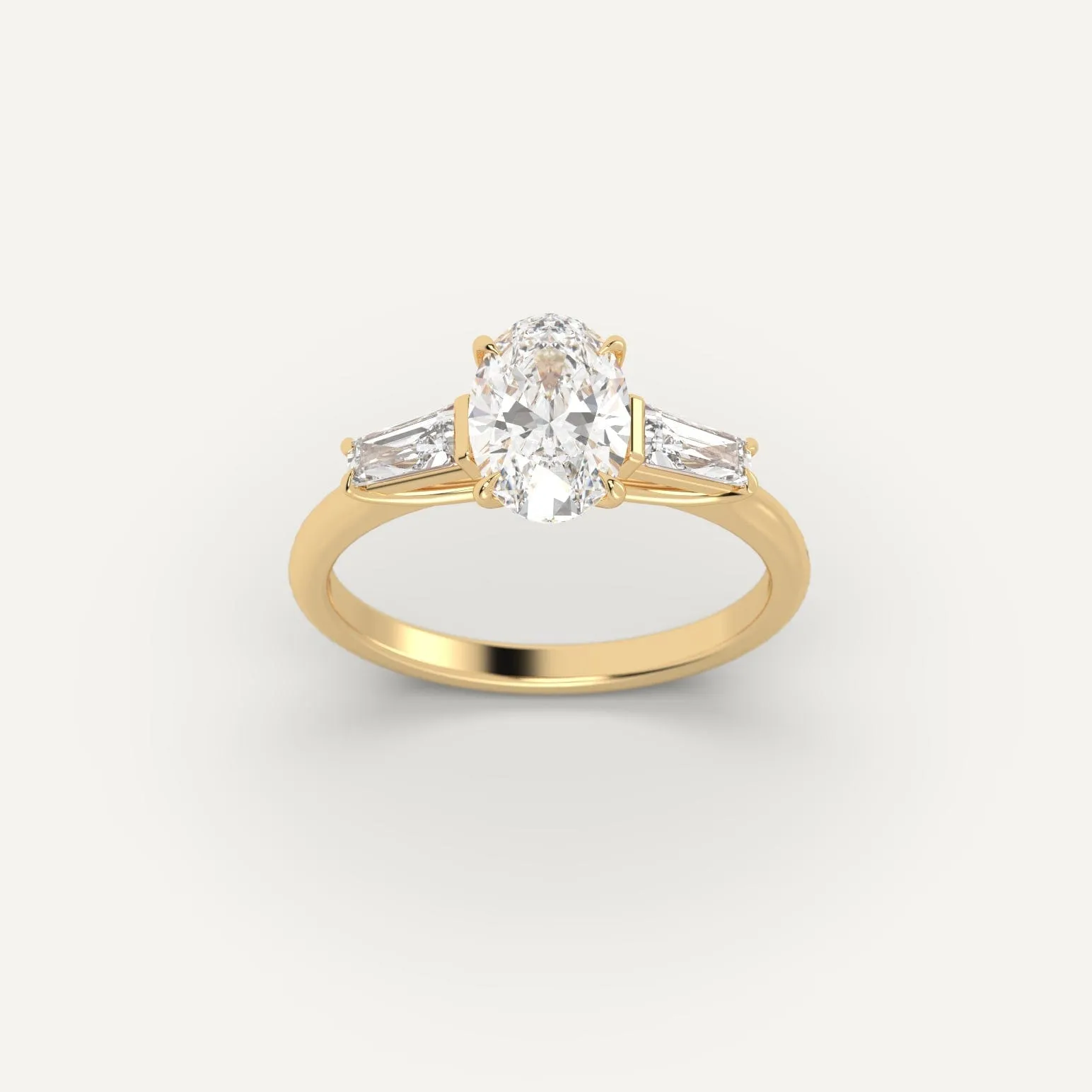 1 carat Oval Cut Diamond Ring