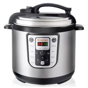 1250W 8 quart Programmable Stainless Steel Electric Pressure Cooker