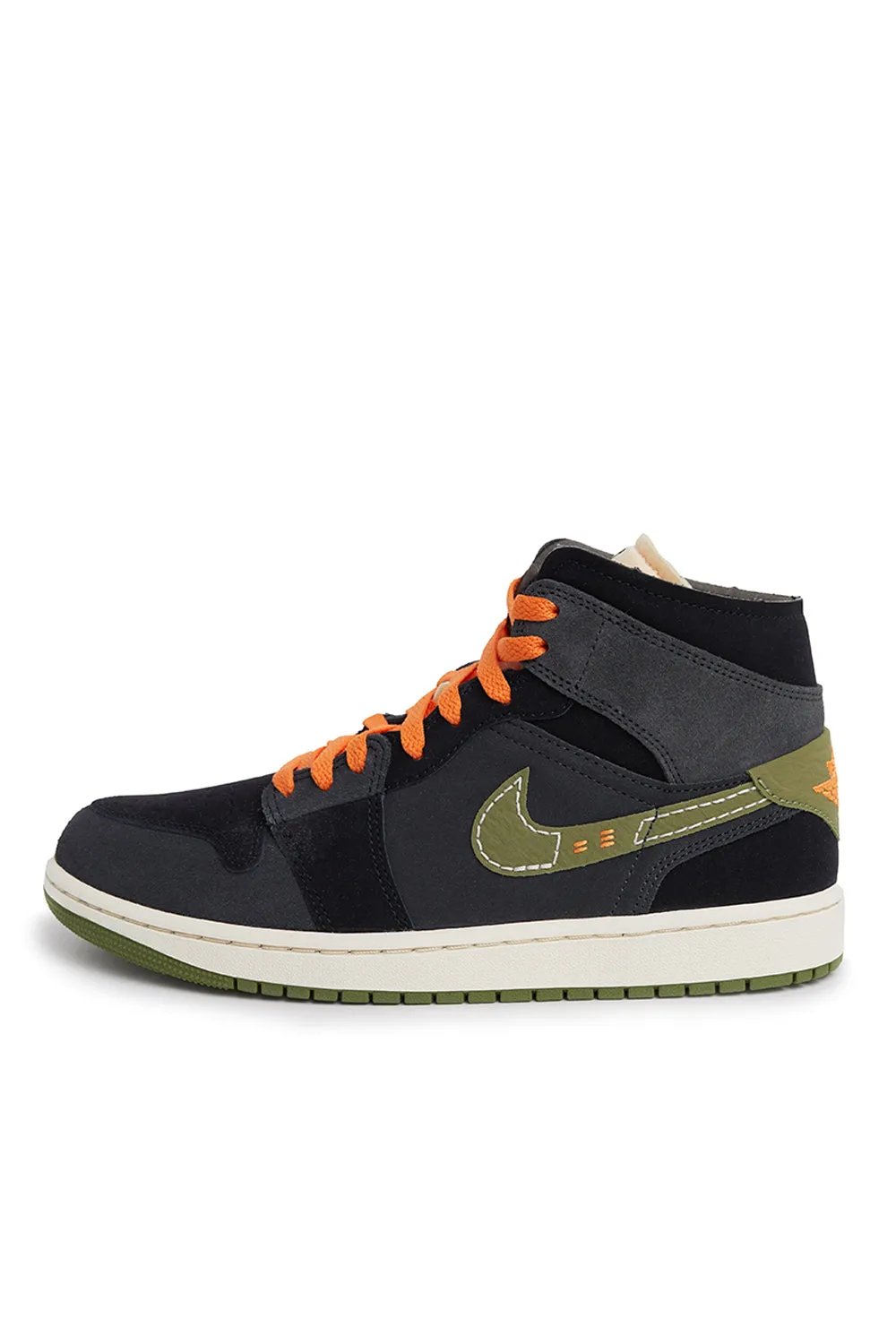 Air Jordan 1 Mid SE Craft 'Anthracite/Sky J Light Olive'