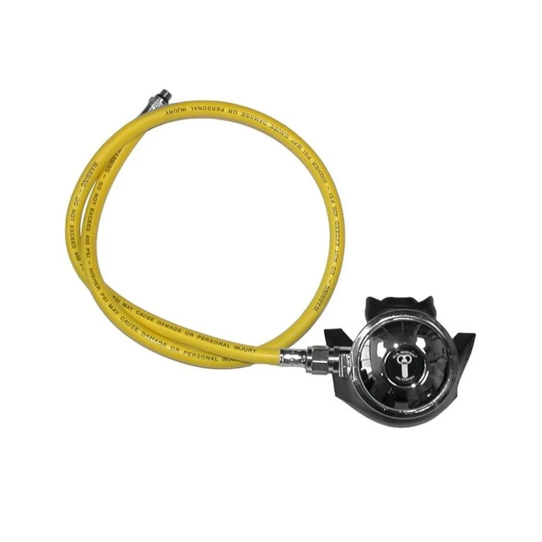 Aqua Lung Conshelf XIV Octopus Regulator with Yellow LP Hose Authorized For Military Use