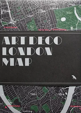 Art Deco London Map