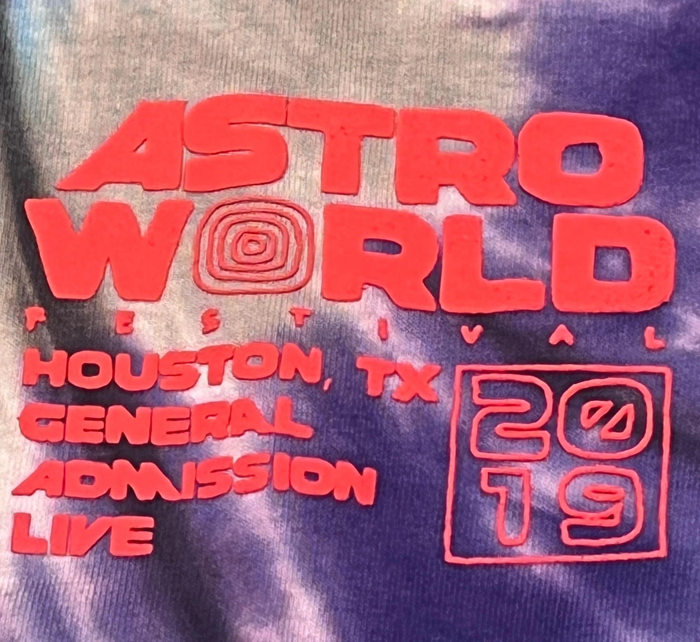 Astro World Tee Swirl Tie Dye