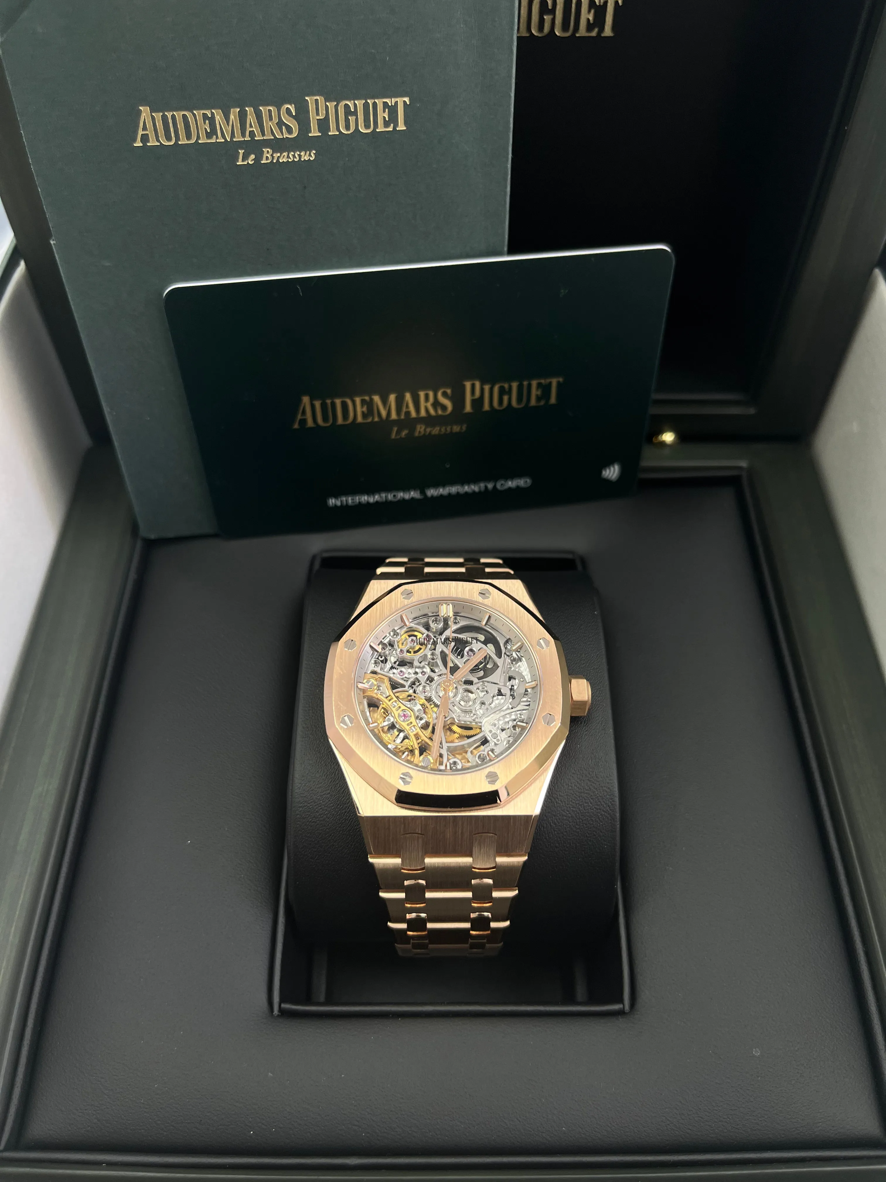 Audemars Piguet Royal Oak - 37mm Skeleton Rose Gold - Double Balance Wheel Openworked (Ref# 15467OR.OO.1256OR.01)