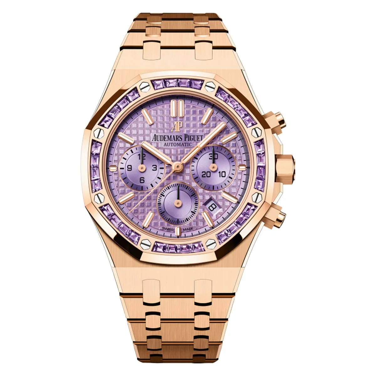 Audemars Piguet ROYAL OAK Chronograph 38mm Amethyst Dial Reference # 26319OR.AY.1256OR.01