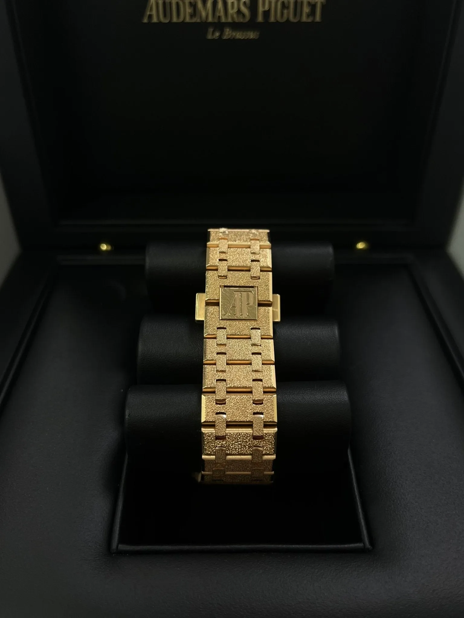 Audemars Piguet Royal Oak Lady Ladies 37mm Frosted Rose Gold White Dial 15454OR.GG.1259OR.01