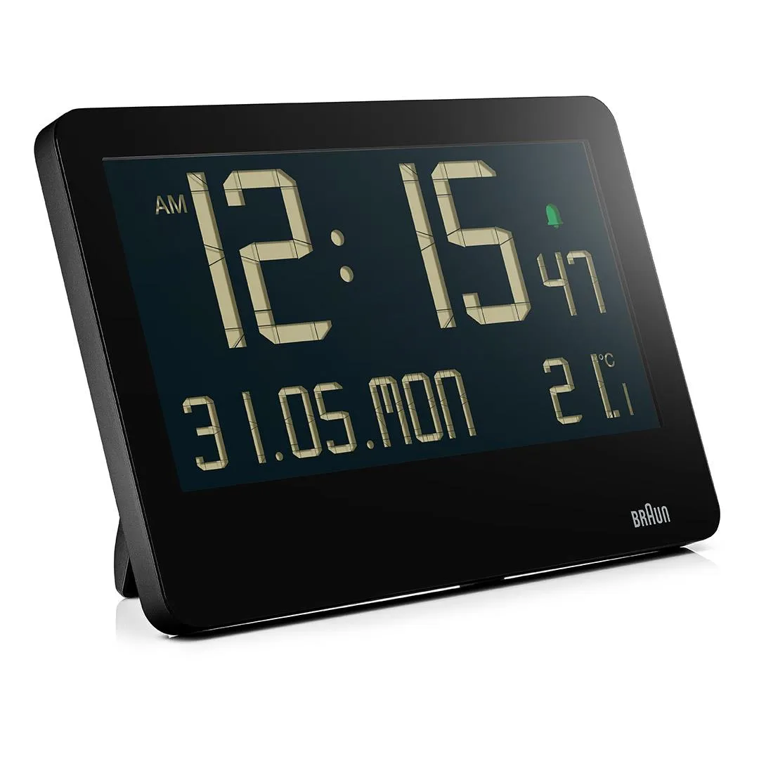 BC14 Braun digital wall clock - black