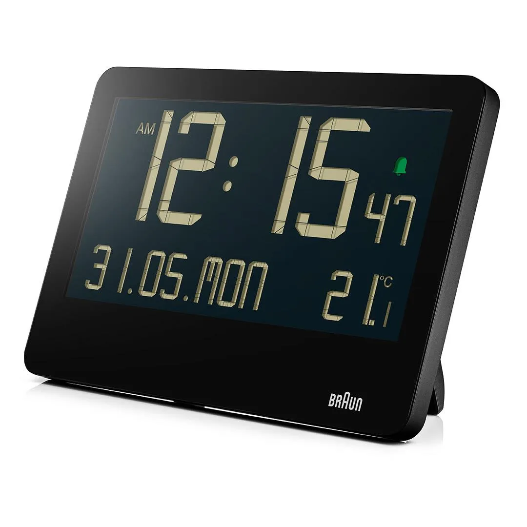 BC14 Braun digital wall clock - black