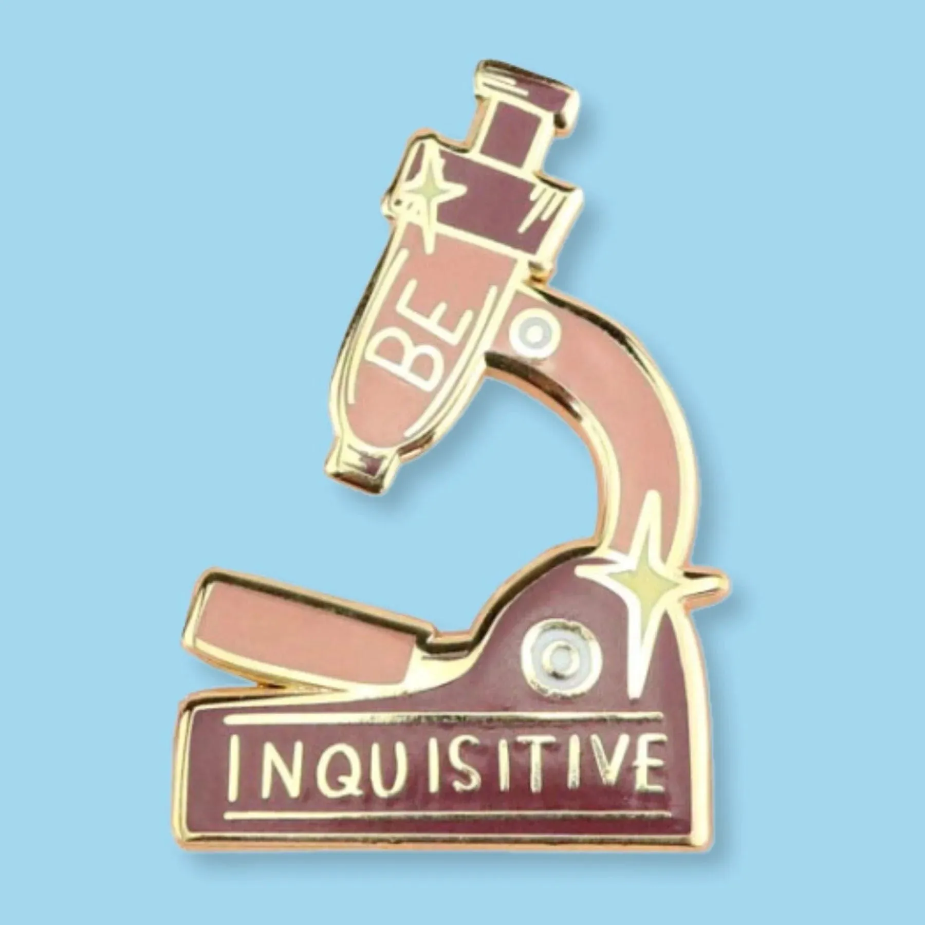 Be Inquisitive Lapel Pin