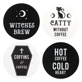 Black Magic Witchy Coasters