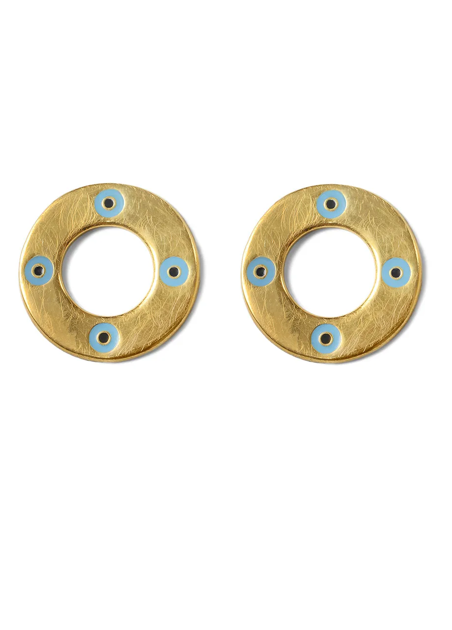 BLUE EYES EARRINGS