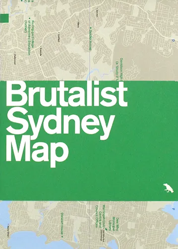 Brutalist Sydney Map