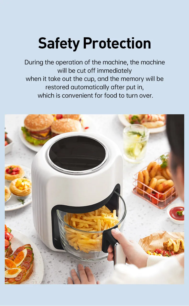 ByOrient Tempered Glass Air Fryer BO-AF16