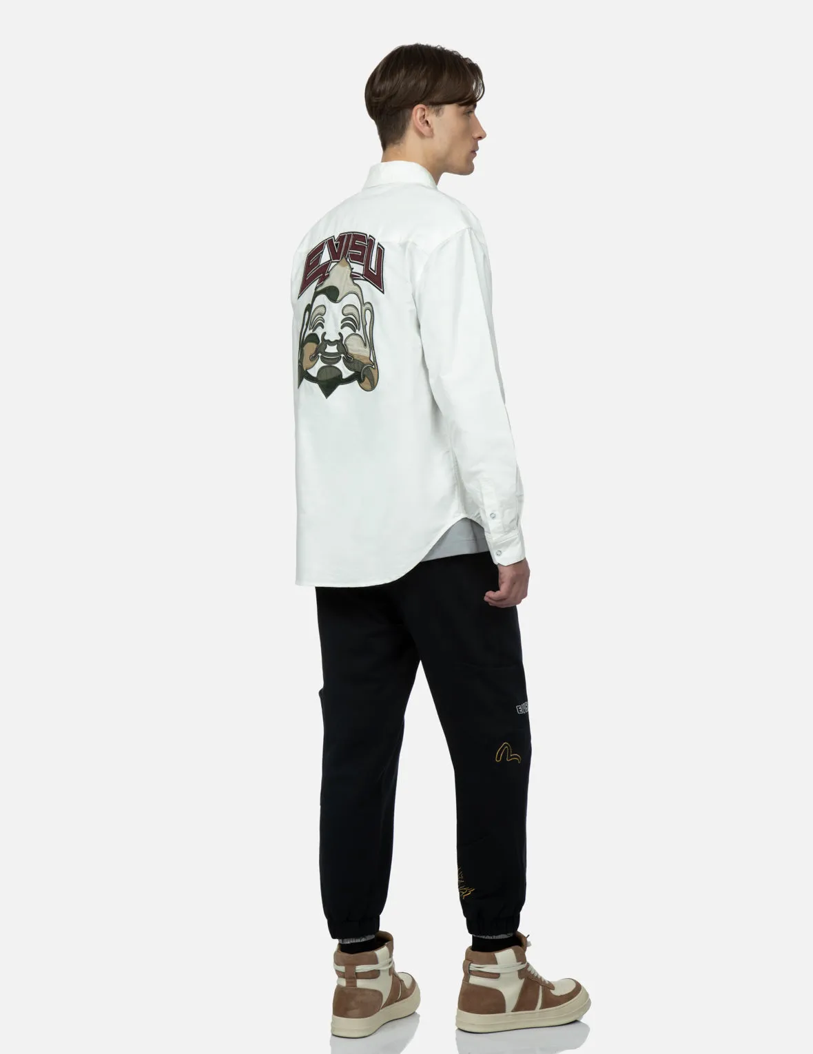 Camouflage Godhead Appliqué Shirt