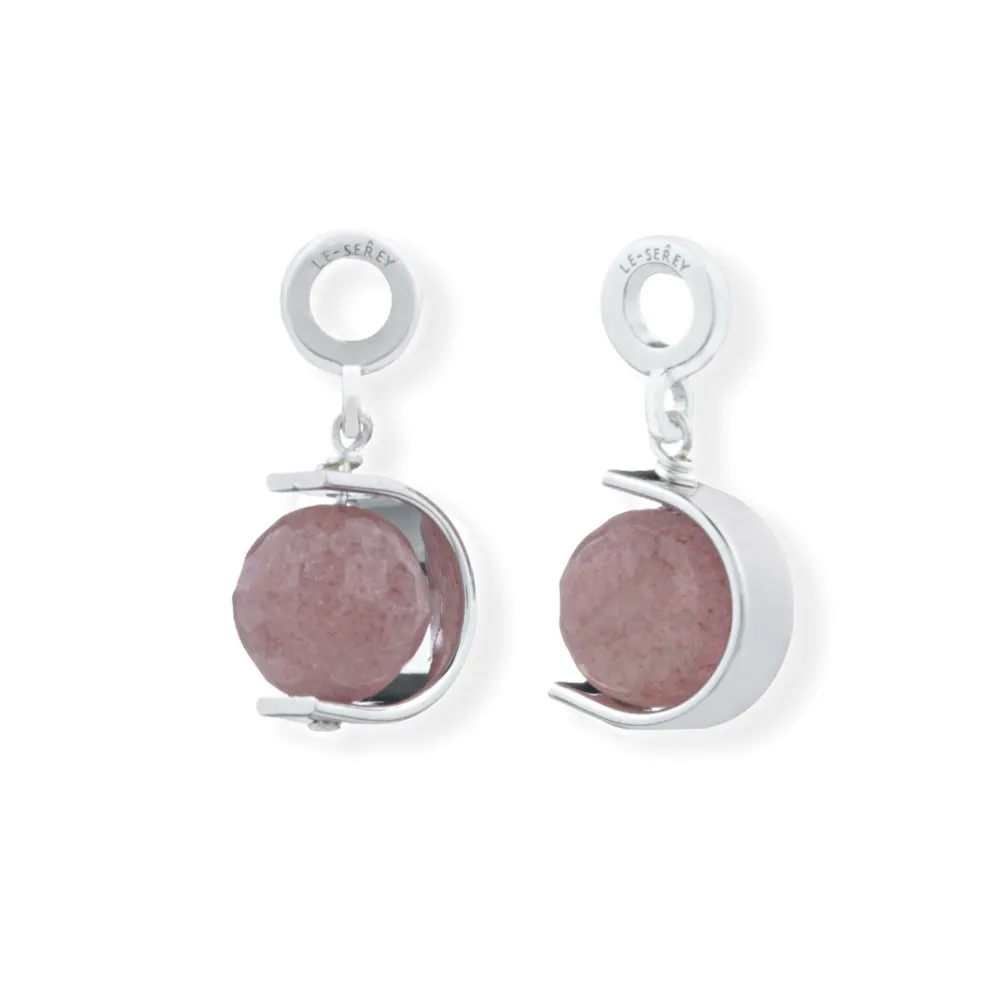 Cherry Quartz Halo Charm