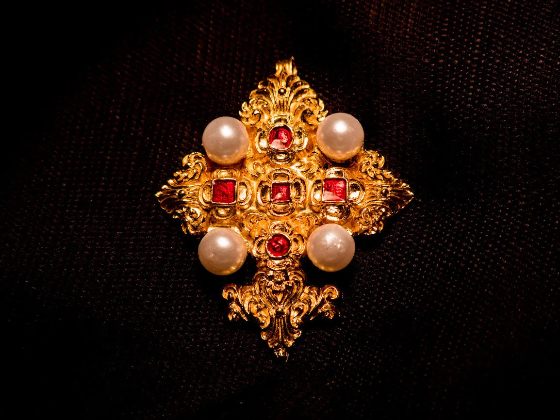 Cross - 16th C with pearls! - C14L