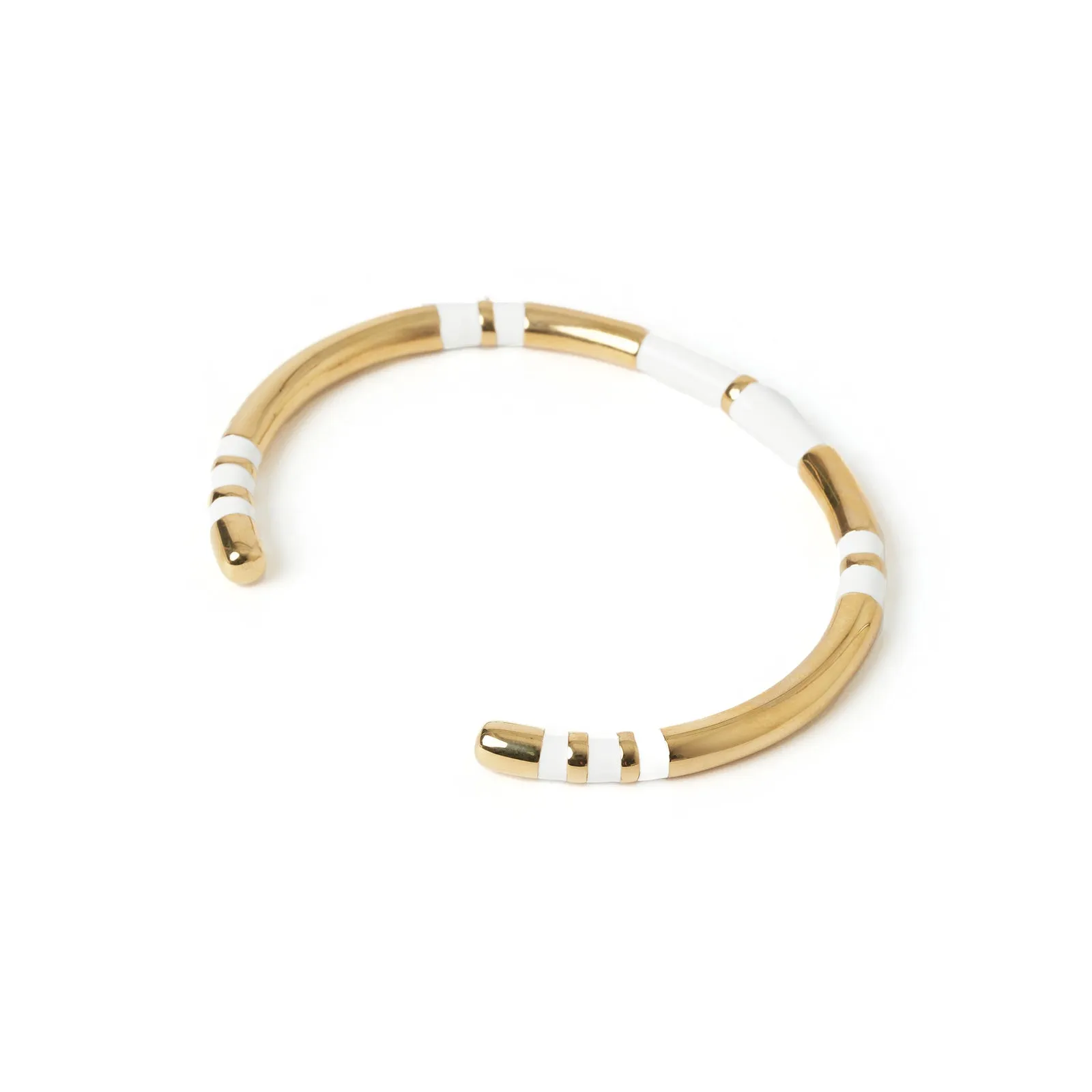 Cruz Gold and Enamel Cuff