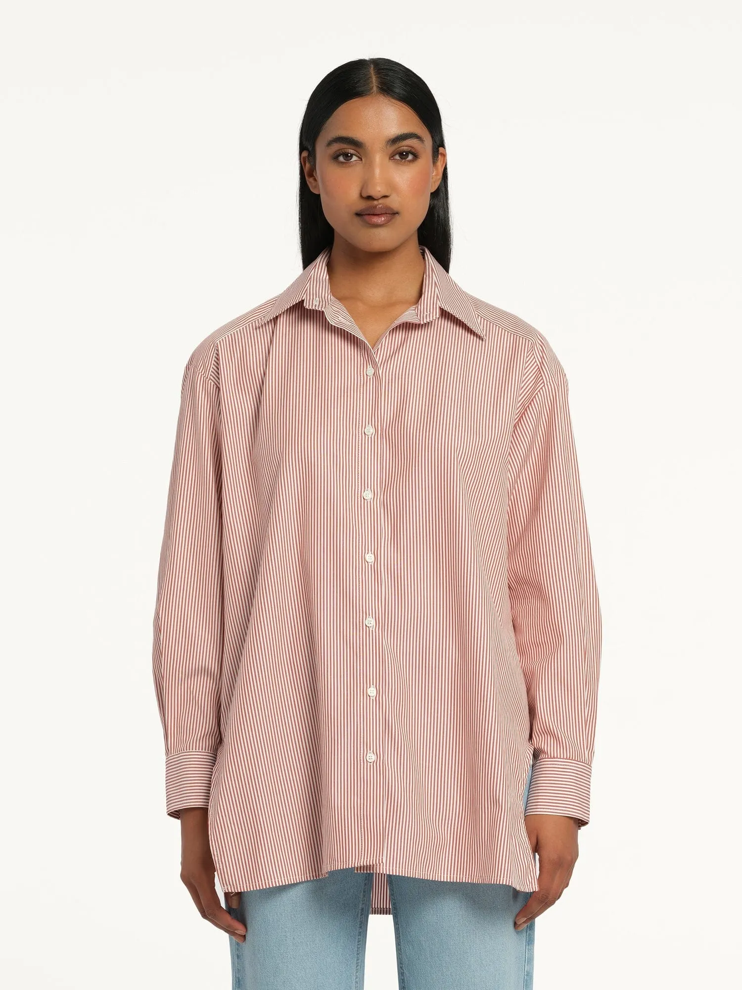 Diane Shirt Copper Stripe