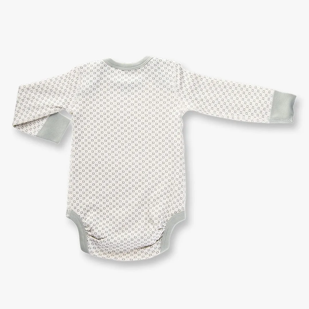 Dove Grey Long Sleeve Bodysuit