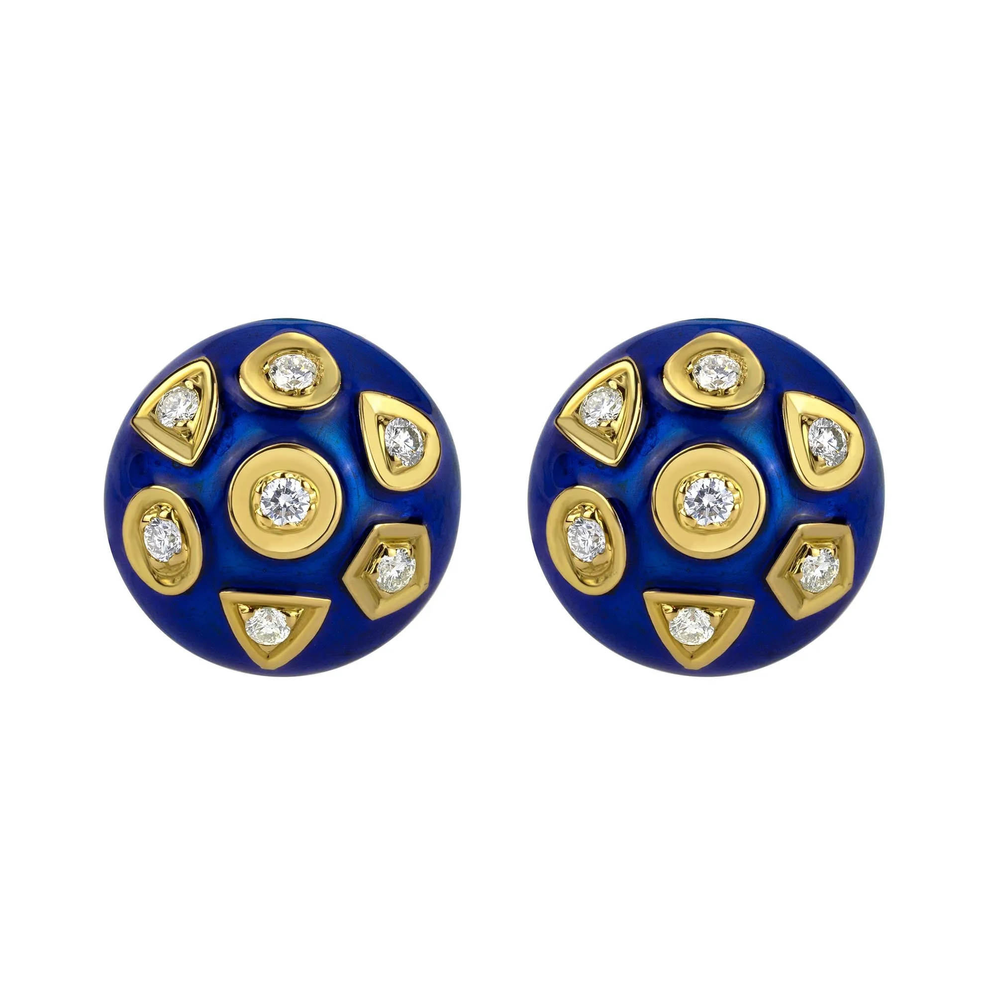 Earrings - Diamond (Enamel)