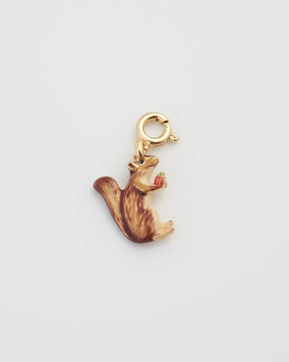 Enamel Cheeky Squirrel Charm