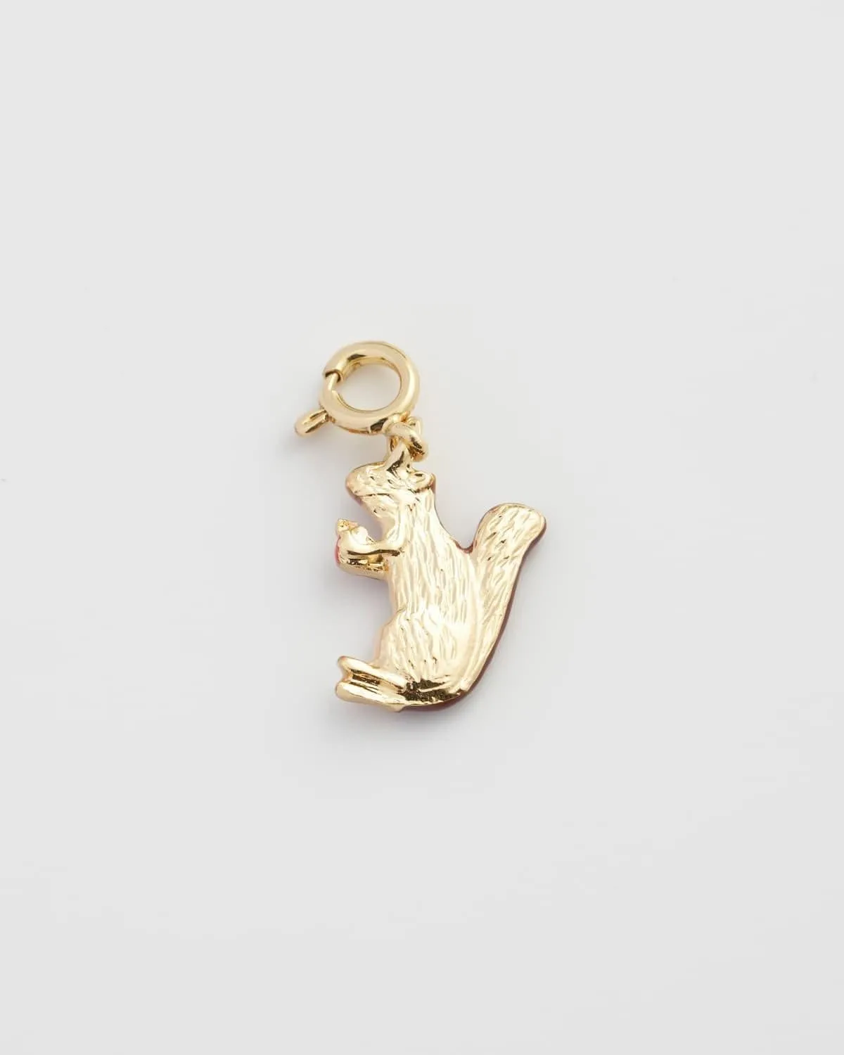 Enamel Cheeky Squirrel Charm