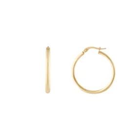 Essentials Hoops 19 mm - 10 Karat Gold