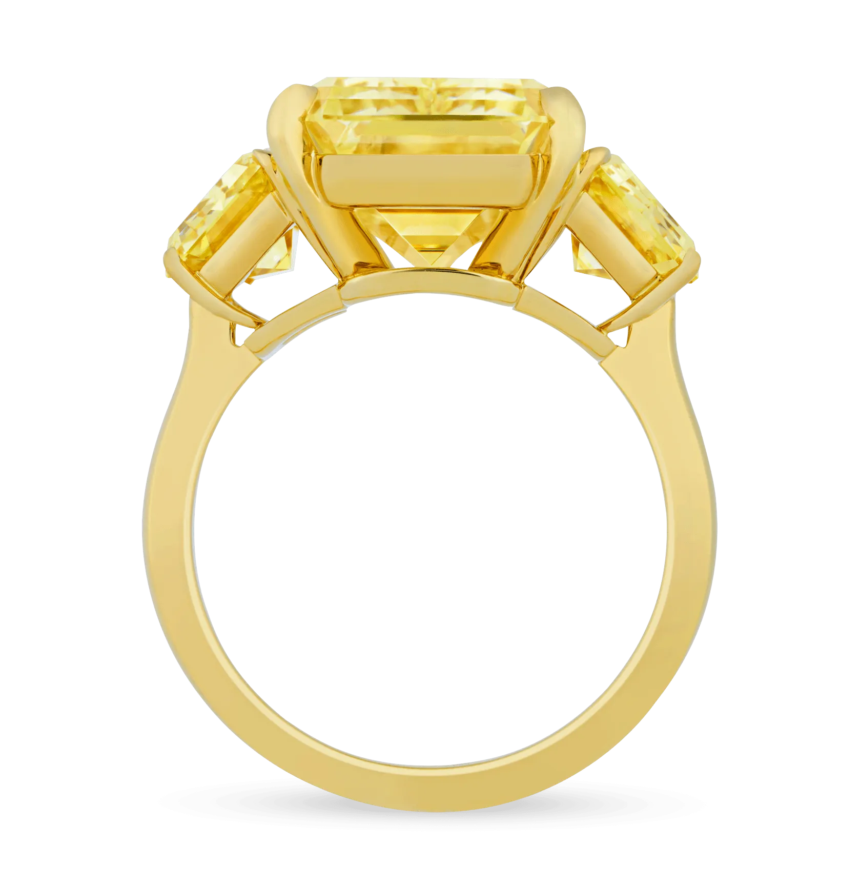 Fancy Intense Yellow Diamond Ring, 14.12 carats