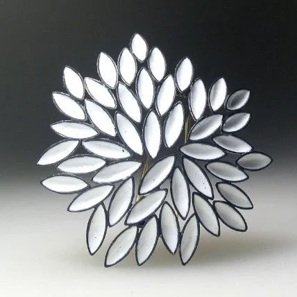 Foam Brooch- Marquise