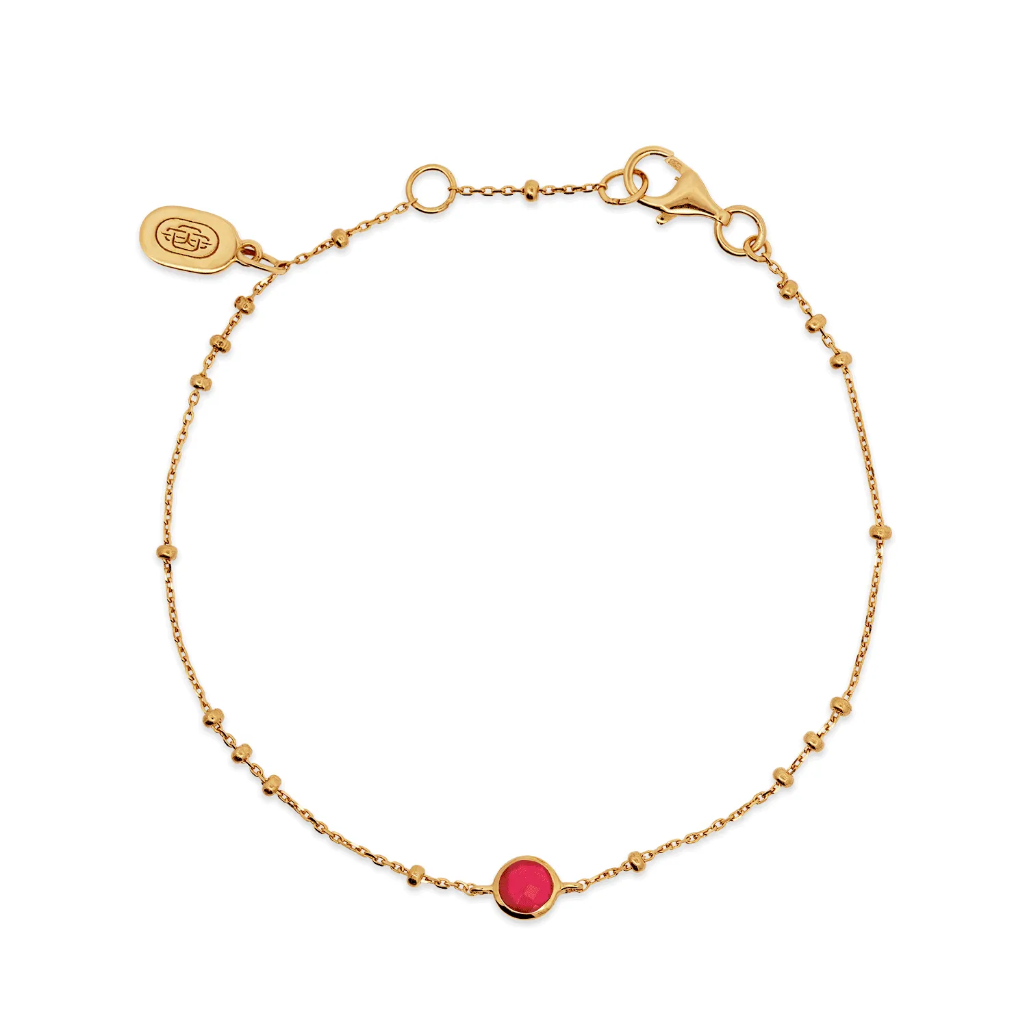 Gold Birthstone Bracelet