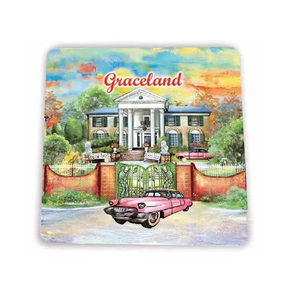 Graceland Watercolor Trivet