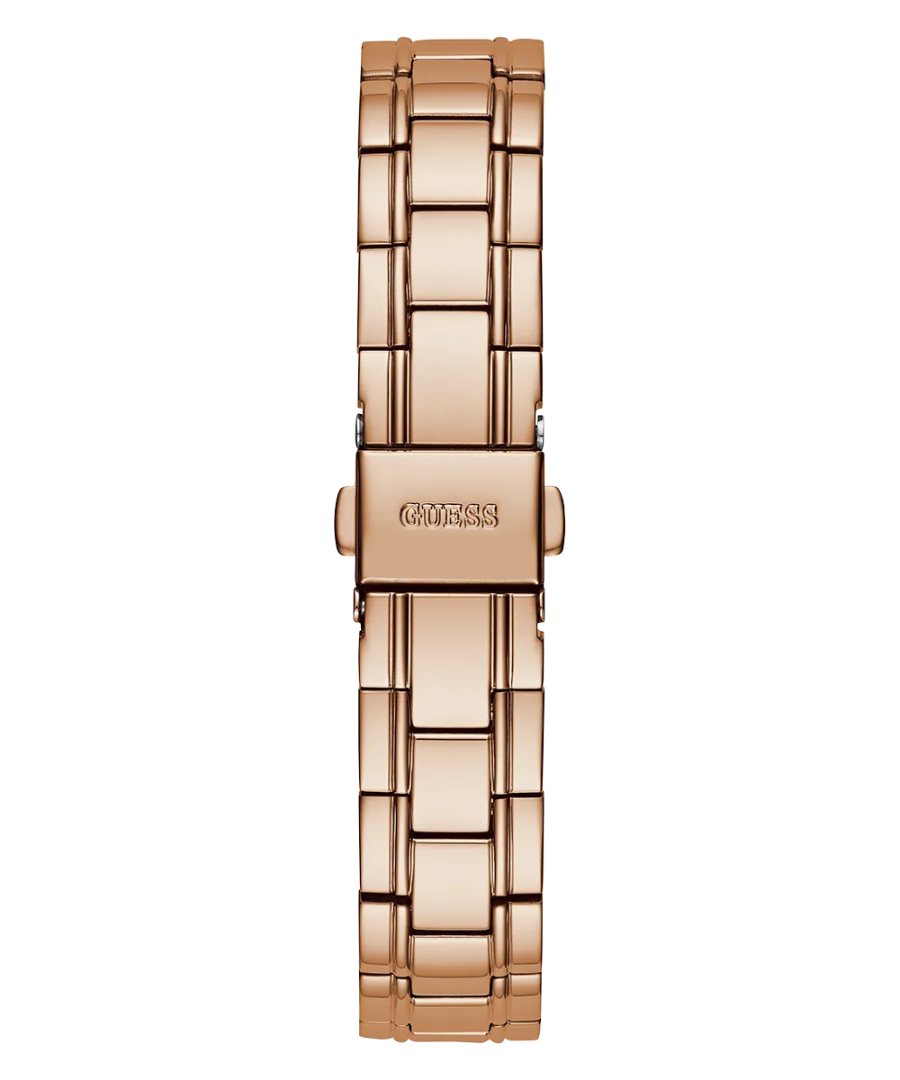 GUESS Ladies Rose Gold Tone Day/Date Watch