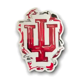 Indiana Hoosiers Primary IU Art Decal