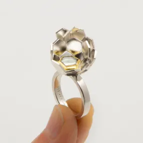 Karin Jacobson - Faceted Globe Ring