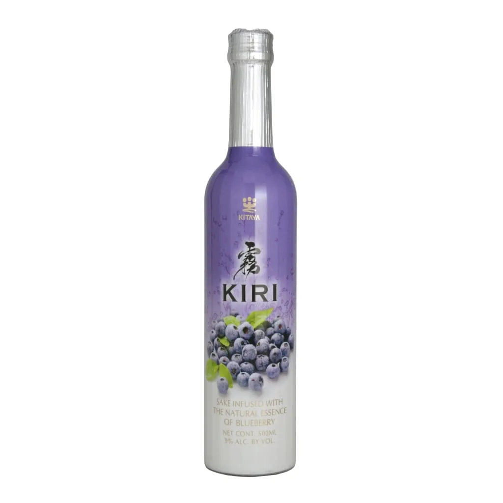 Kitaya Kiri Blueberry Infused Sake - 500ml