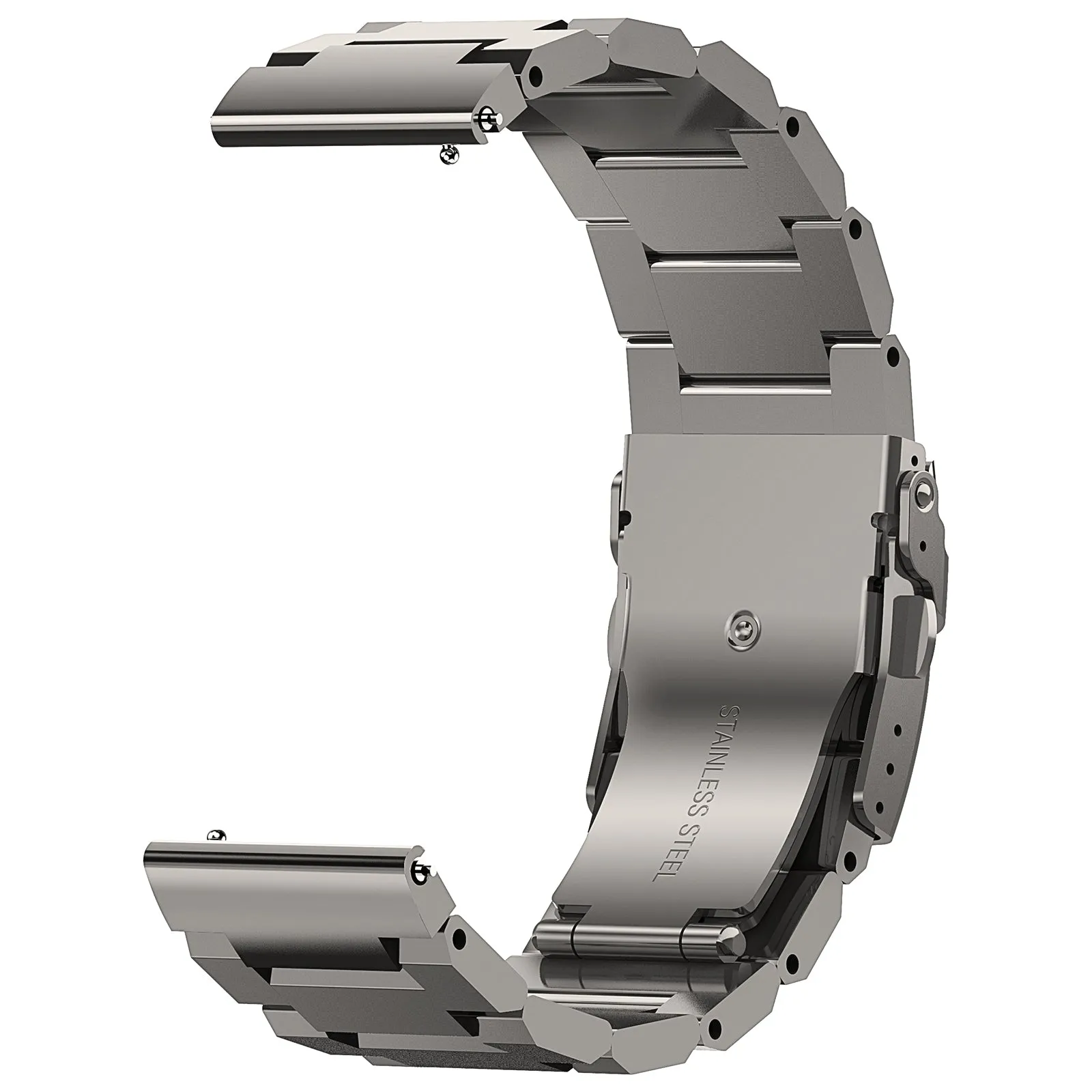 KOSPET 22mm Stainless Steel Folding Clasp Strap