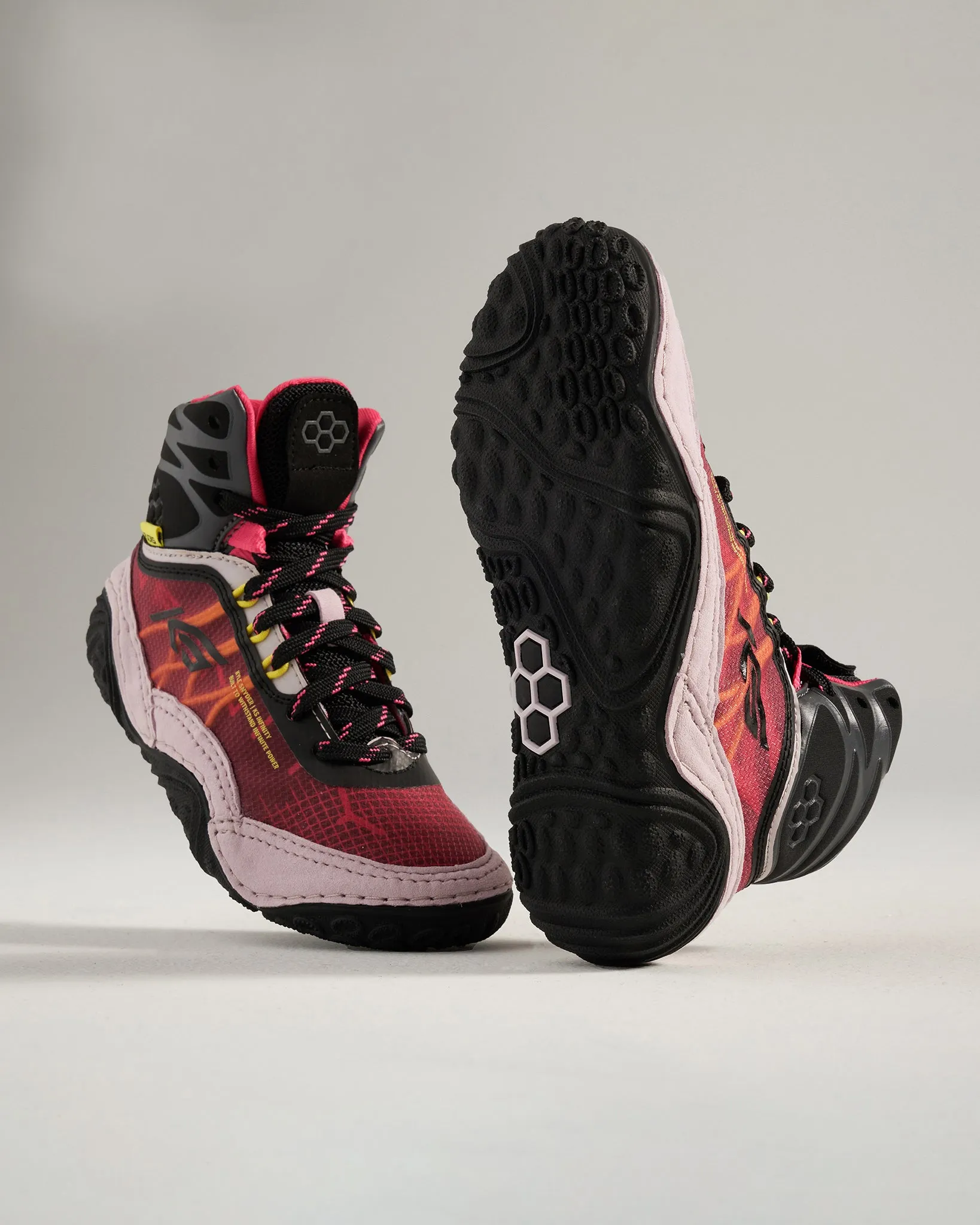 KS Infinity Youth Wrestling Shoes - Pink Glow