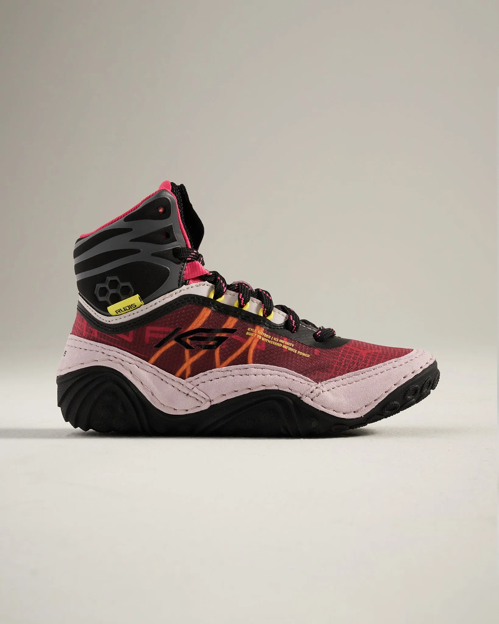 KS Infinity Youth Wrestling Shoes - Pink Glow