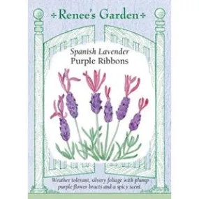 Lavender: Mediterranean, Spanish: Purple Ribbons by Renee's Garden