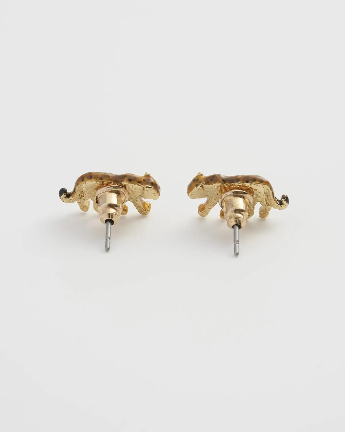 Leopard Stud Earrings