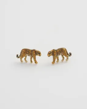 Leopard Stud Earrings