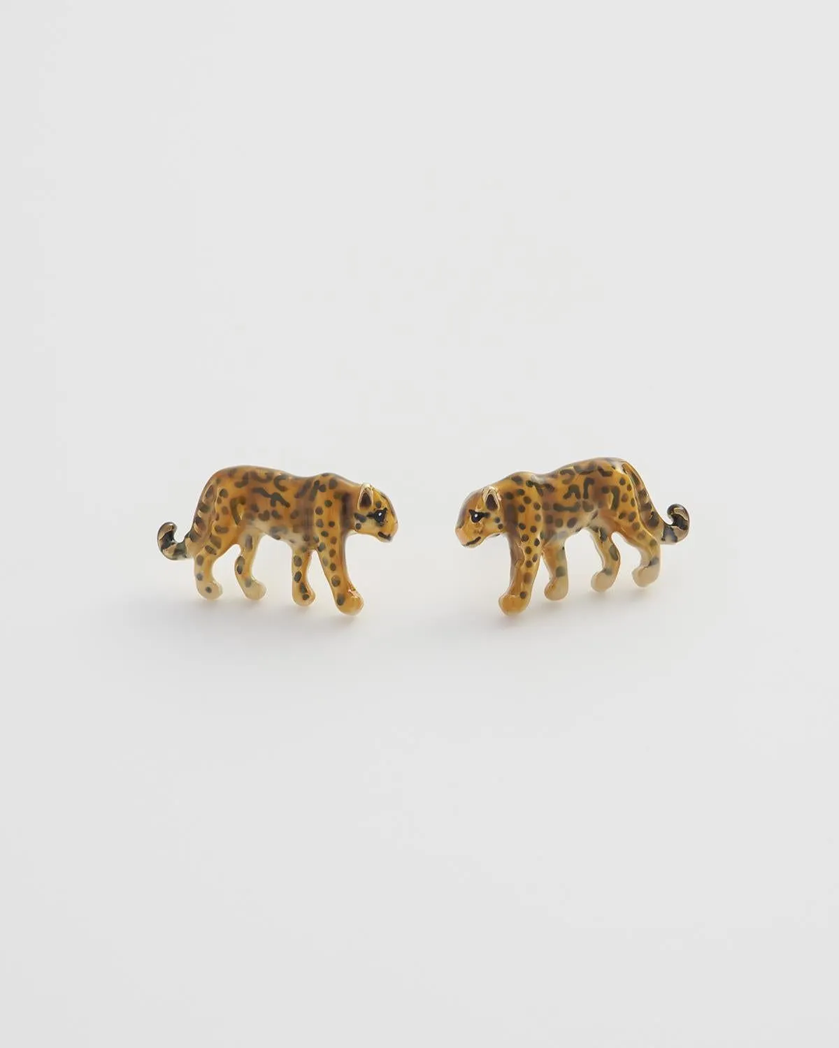 Leopard Stud Earrings