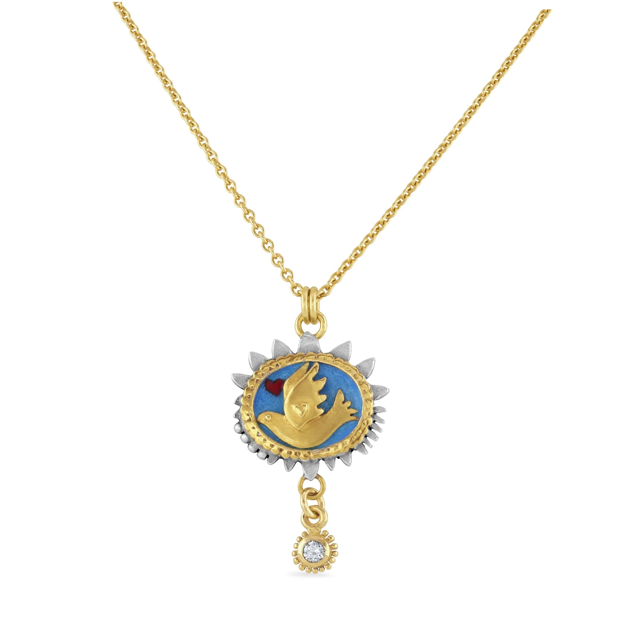 Limited Edition Diamond Mythic Bird Necklace