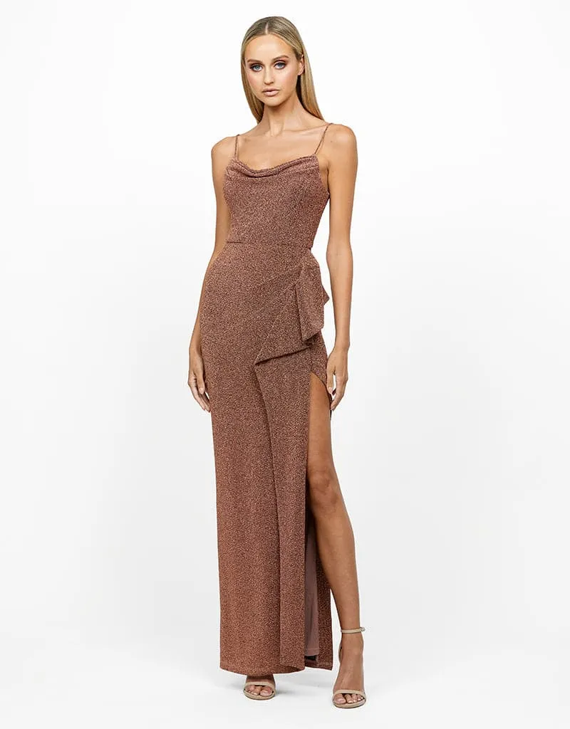 MADDYSON DRAPED NECK MAXI BL56D21L