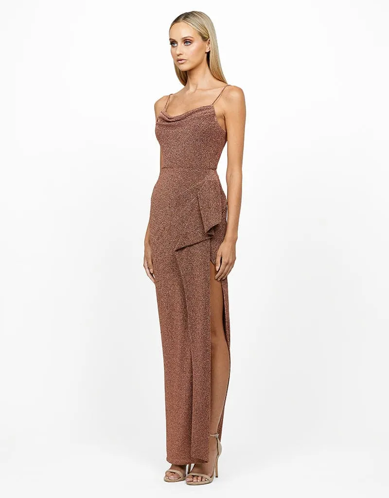 MADDYSON DRAPED NECK MAXI BL56D21L