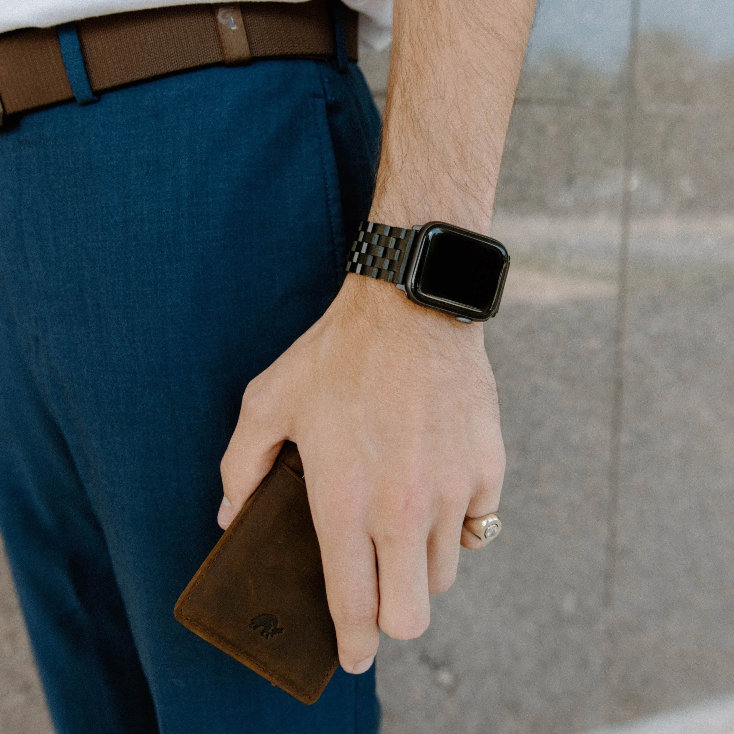 METAL Apple Watch Strap - Black Edition