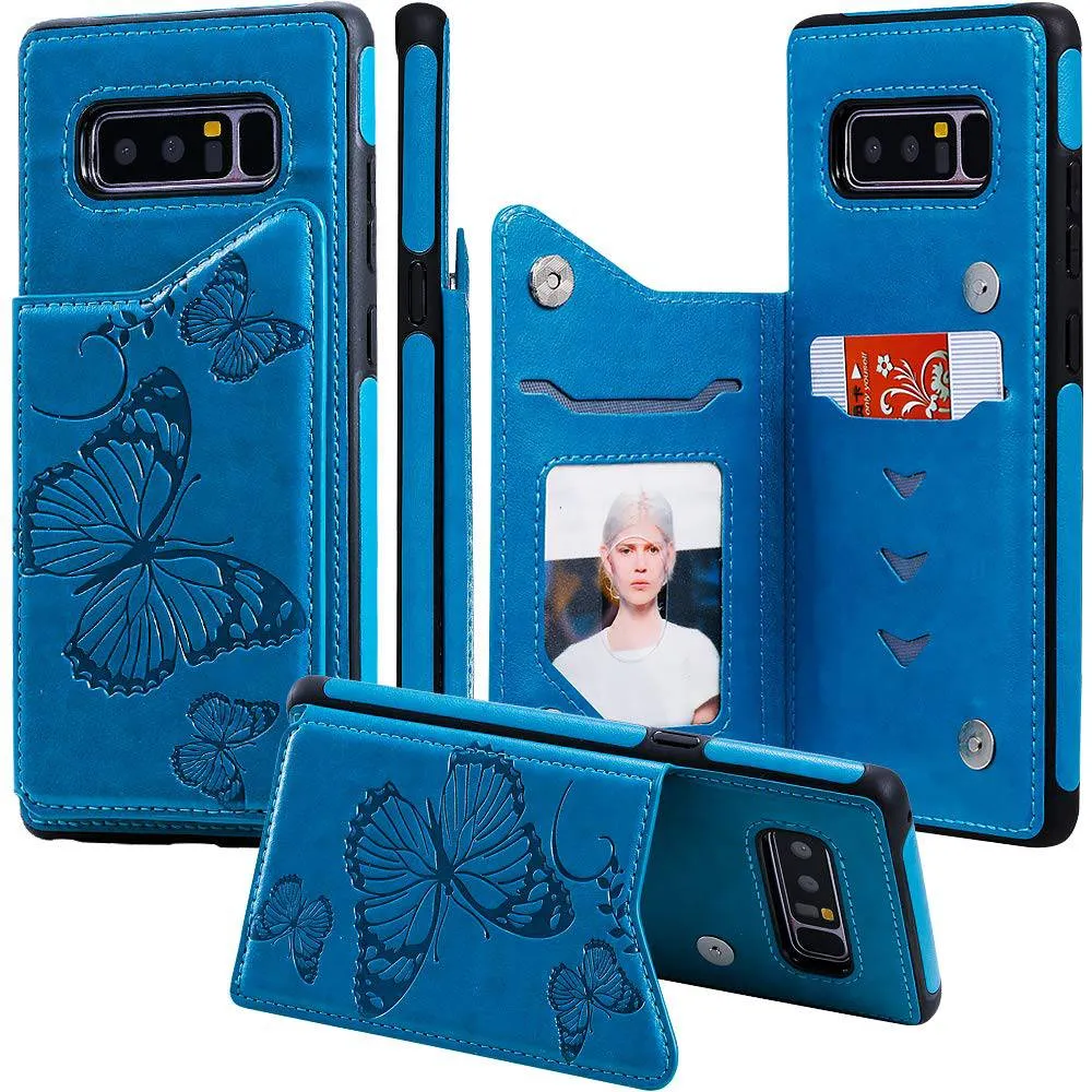 New Luxury Embossing Wallet Cover For SAMSUNG Note 8-Fast Delivery