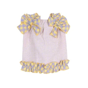 Picnic Daze Gingham Top - Purple