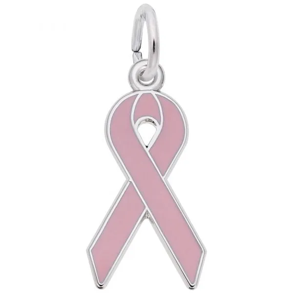 Pink Ribbon Charm