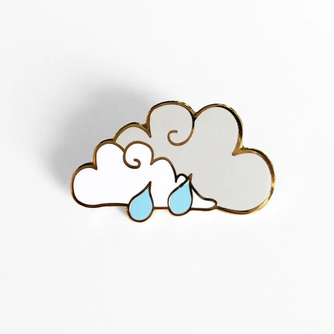 Rain Cloud Enamel Pin