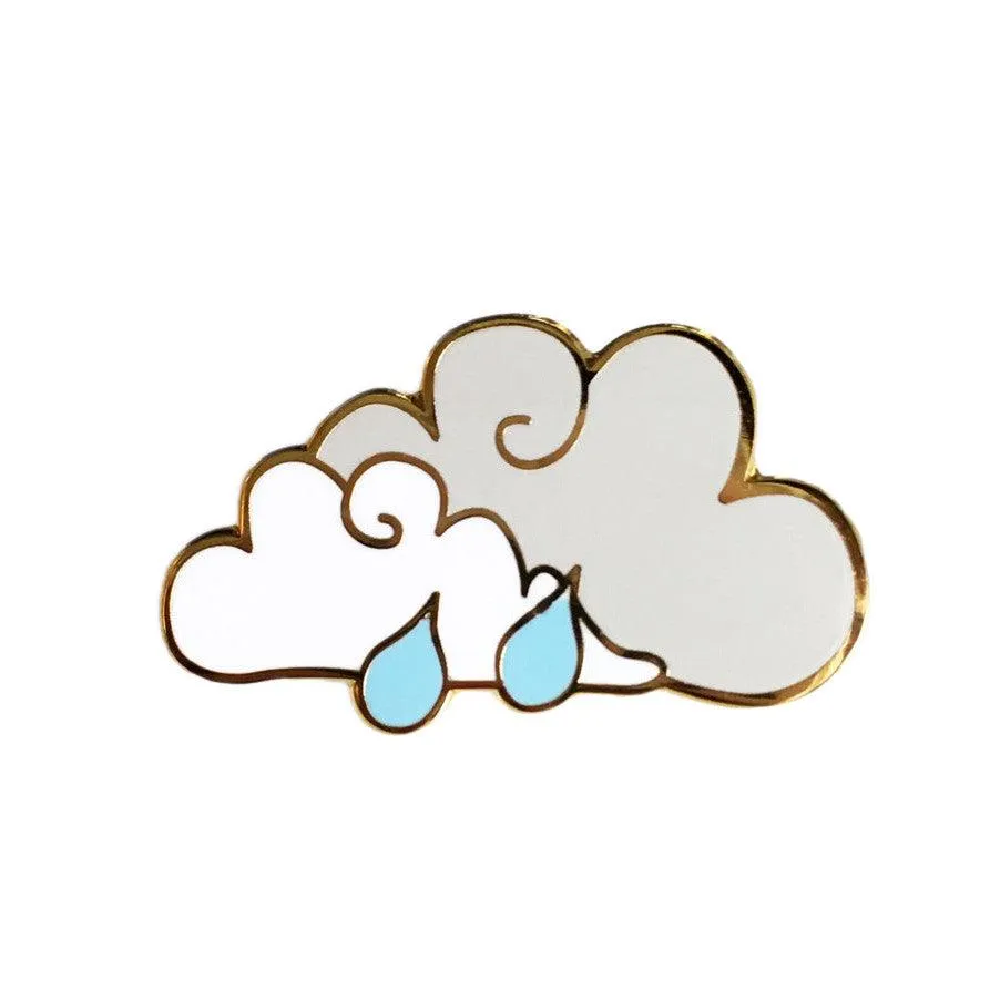 Rain Cloud Enamel Pin